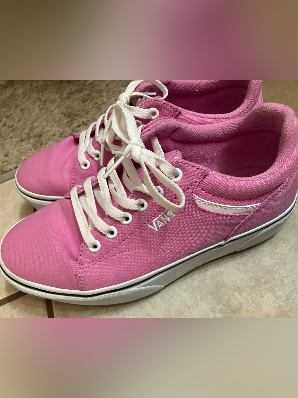 Pink Platform Vans